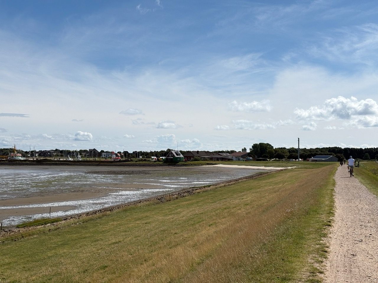 Fahrradtour Amrum: Wattseiten-Tour: Von Süddorf über Steenodde am Deich entlang nach Wittdün