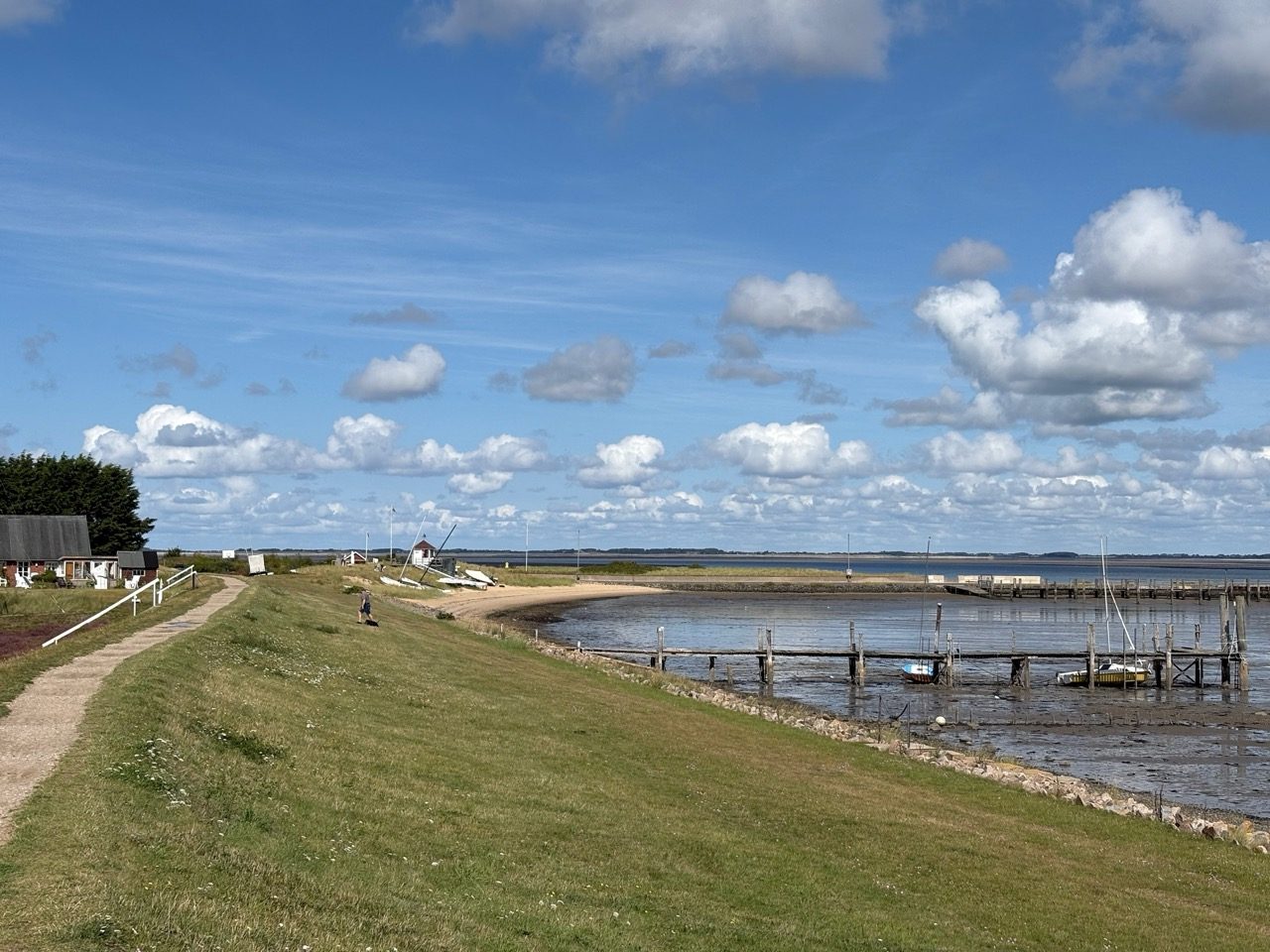 Fahrradtour Amrum: Wattseiten-Tour: Von Süddorf über Steenodde am Deich entlang nach Wittdün