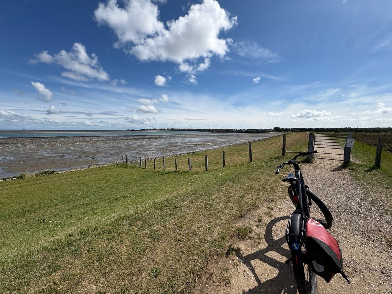 Fahrradtour Amrum: Wattseiten-Tour: Von Süddorf über Steenodde am Deich entlang nach Wittdün