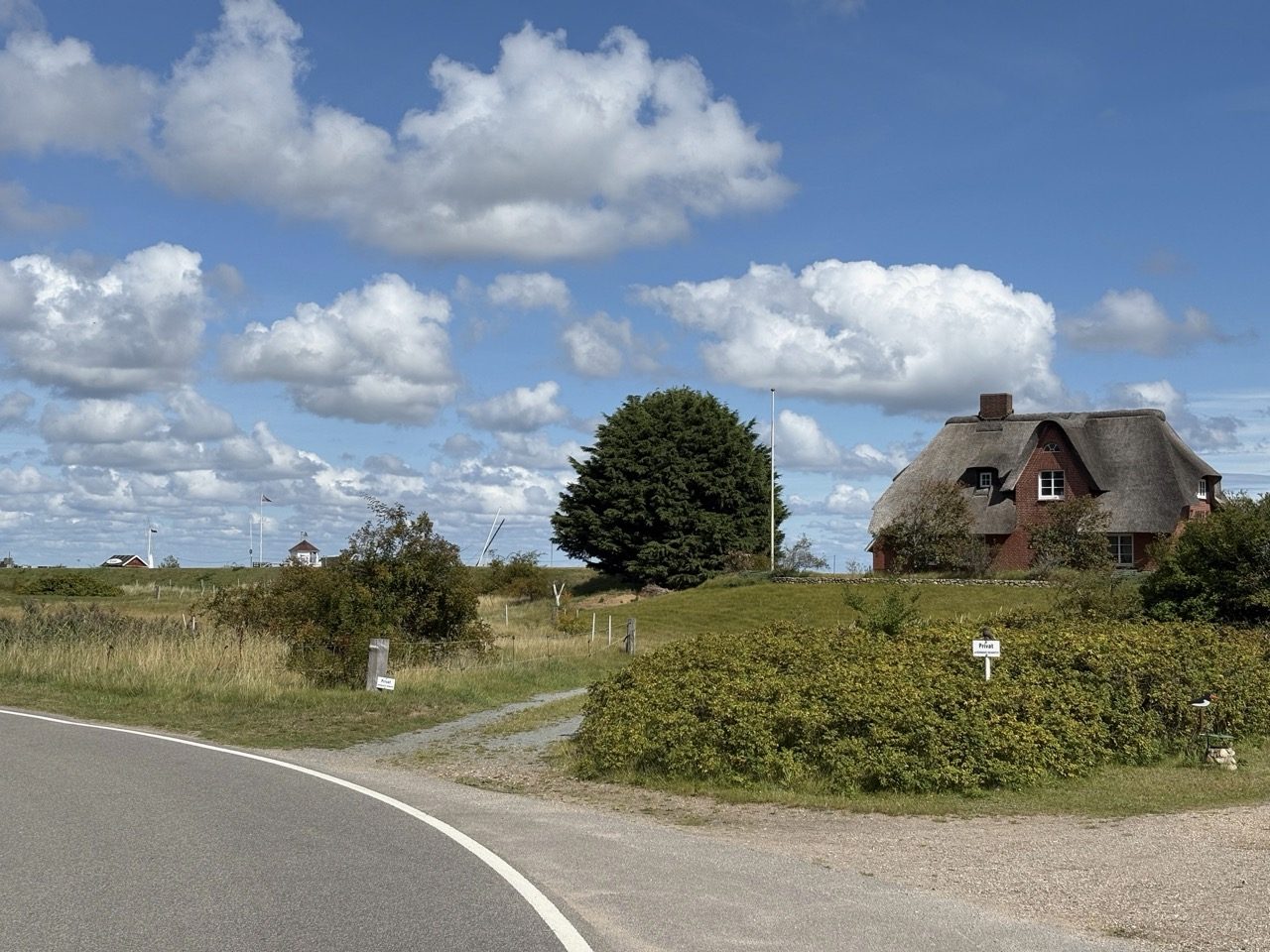 Fahrradtour Amrum: Wattseiten-Tour: Von Süddorf über Steenodde am Deich entlang nach Wittdün