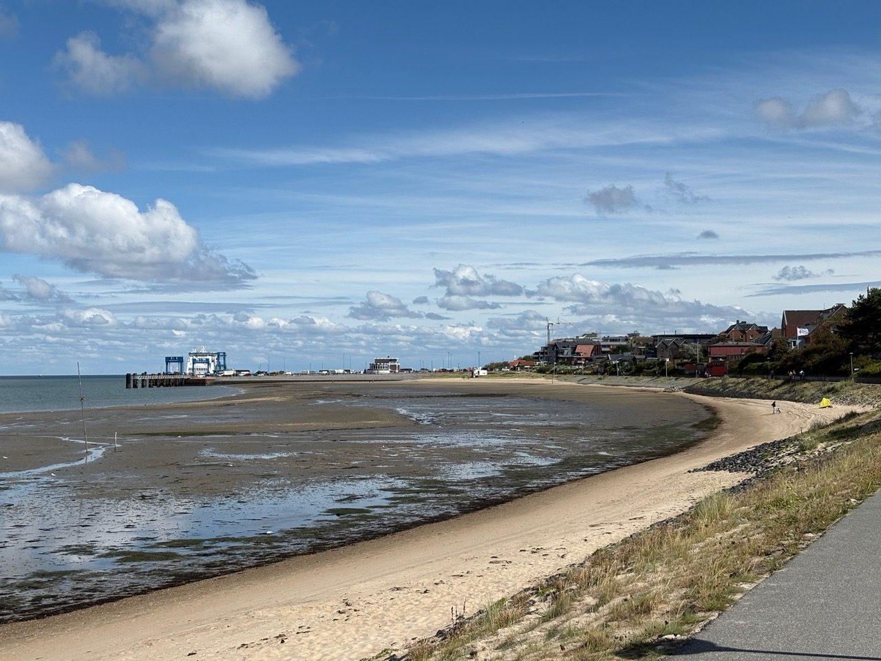 Fahrradtour Amrum: Wattseiten-Tour: Von Süddorf über Steenodde am Deich entlang nach Wittdün